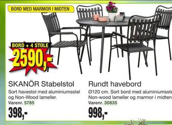 Harald Nyborg Rundt havebord tilbud