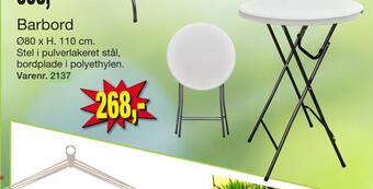 Harald Nyborg Barbord tilbud