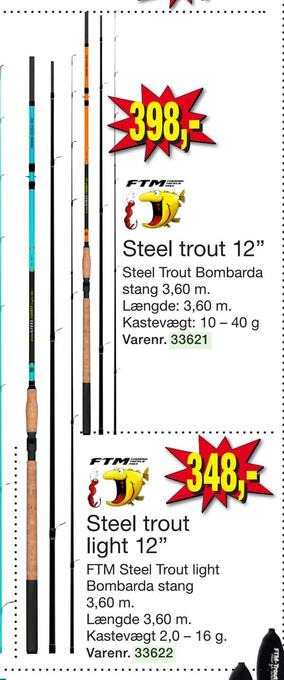 Harald Nyborg Steel trout light 12 tilbud