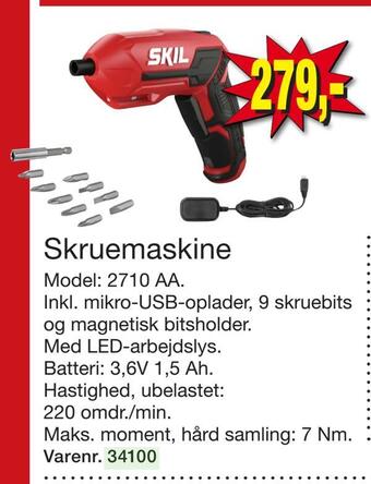 Harald Nyborg Skruemaskine tilbud