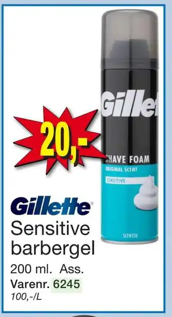 Sensitive barbergel