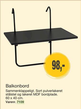 Balkonbord