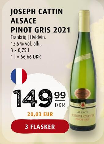 Scandinavian Park Joseph cattin alsace pinot gris 2021 tilbud