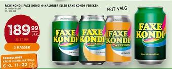 Scandinavian Park Faxe kondi, faxe kondi 0 kalorier eller faxe kondi fersken tilbud