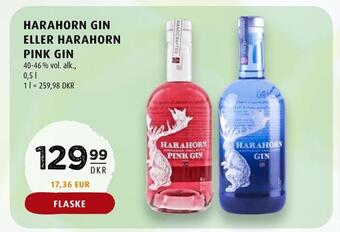 Scandinavian Park Harahorn gin eller harahorn pink gin tilbud