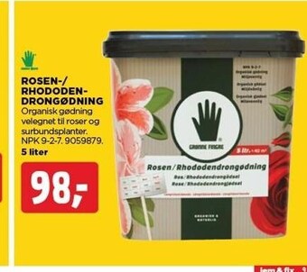 jem & fix Rosen-/rhododendrongødning tilbud