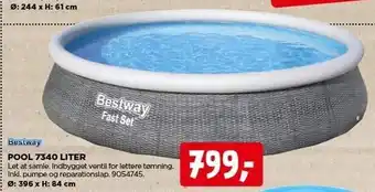Bestway pool 7340 liter