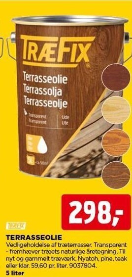 jem & fix Træfix terrasseolie tilbud
