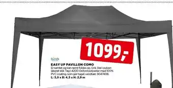 jem & fix Sunlife easy up pavillon como tilbud