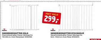jem & fix Sikkerhedsgitter oslo el. stockholm tilbud