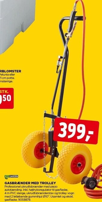 jem & fix Gasbrænder m. trolley tilbud