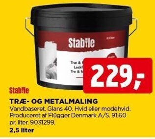 jem & fix Træ- og metalmaling tilbud