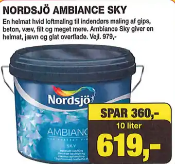 Farveland Nordsjö Ambiance Sky 10 Liter tilbud