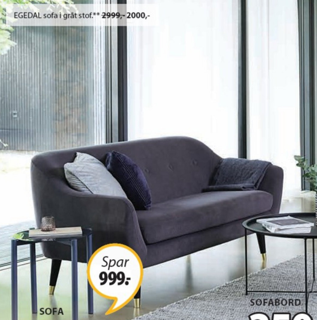 Egedal Sofa tilbud hos JYSK