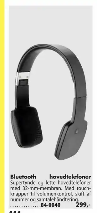 Biltema Bluetooth hovedtelefoner tilbud