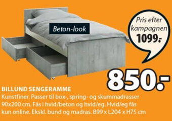 JYSK Billund Sengeramme tilbud