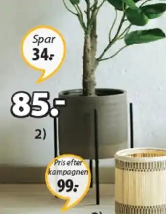 JYSK Mandrup Blomsterpotte tilbud