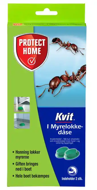 Myrelokkedåse 2 stk. - kvit i
