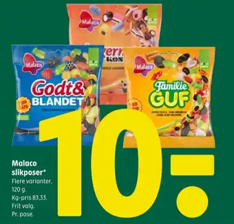 Godt & blandet slikposer