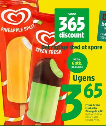 Coop 365 Green fresh ispind tilbud