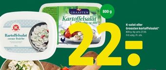 Coop 365 K-salat kartoffelsalat tilbud