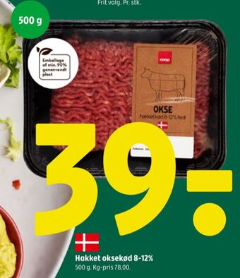Coop 365 Coop hakket oksekød tilbud