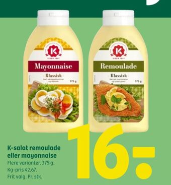 Coop 365 K-salat remoulade tilbud