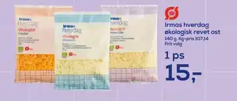 Irma Irmas hverdag revet ost mozzarella tilbud