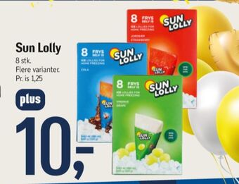 Føtex Sun lolly is frys selv tilbud
