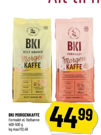 Løvbjerg Morgenkaffe kaffebønner tilbud