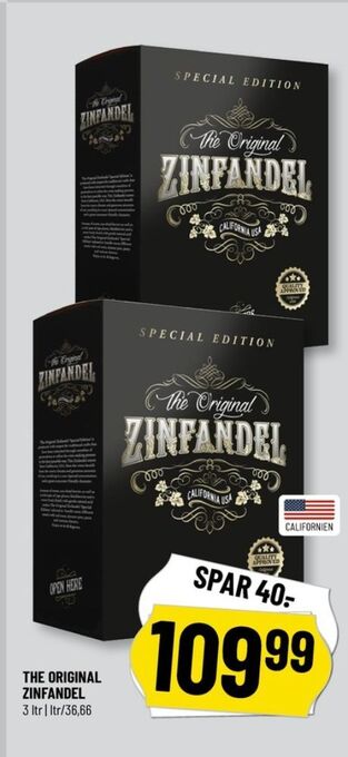 Løvbjerg Ukendt californisk rødvin tilbud