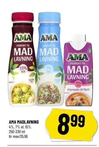 Løvbjerg Ama madlavningsfløde 4% tilbud
