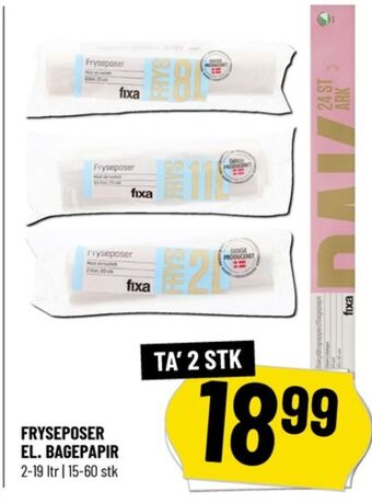 Løvbjerg Fixa bagepapir tilbud