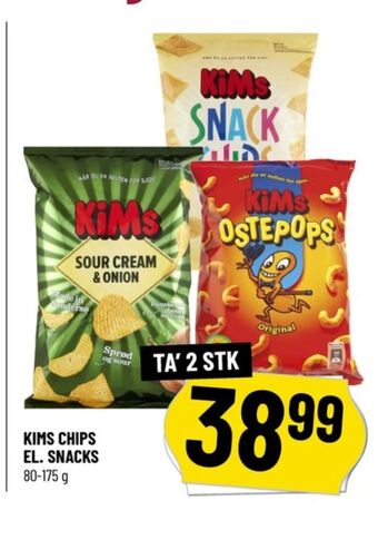 Løvbjerg Kims snacks tilbud