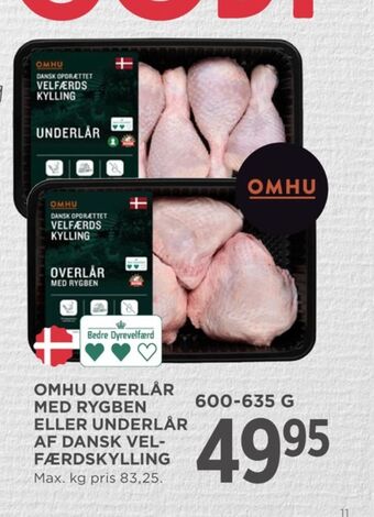 MENY Omhu kyllingeoverlår tilbud
