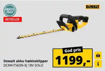 10-4 Byggecenter Dewalt hækkeklipper tilbud