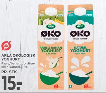 MENY Arla yoghurt pære & banan tilbud