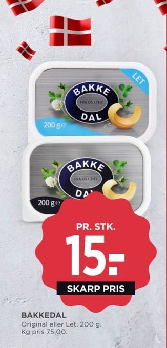 MENY Bakkedal smørbar let tilbud
