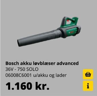 Bosch løvblæser
