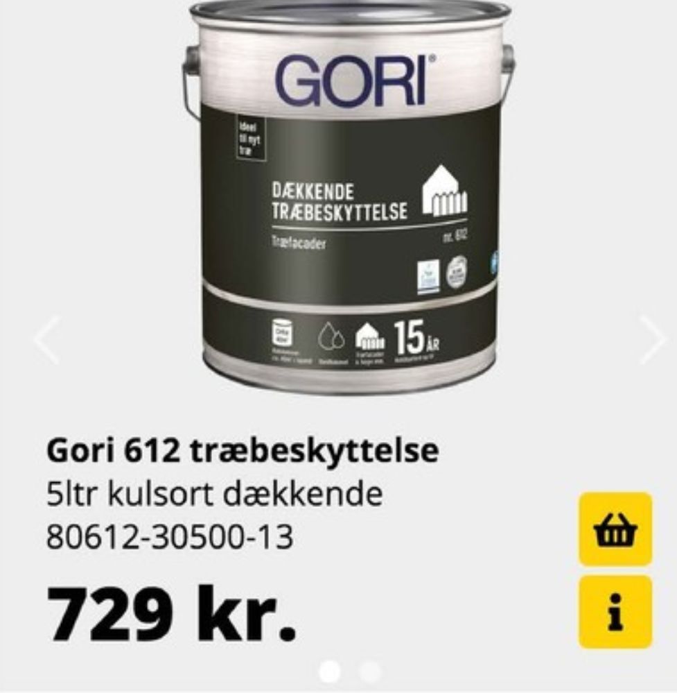 10-4 Byggecenter Gori træbeskyttelse tilbud