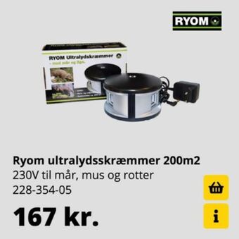 10-4 Byggecenter Ryom ultralydskræmmer tilbud