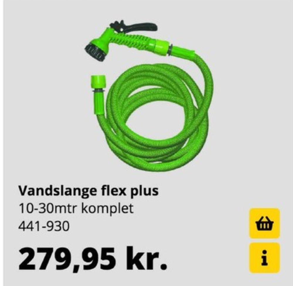 10-4 Byggecenter Ukendt haveslange tilbud