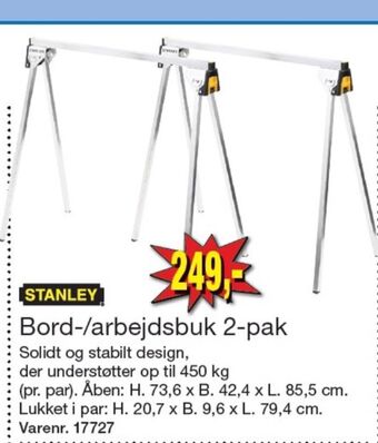 Harald Nyborg Stanley arbejdsbuk tilbud