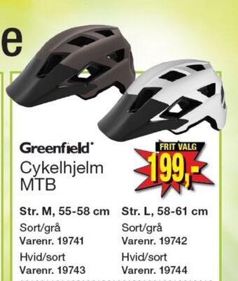 Harald Nyborg Greenfield cykelhjelm tilbud