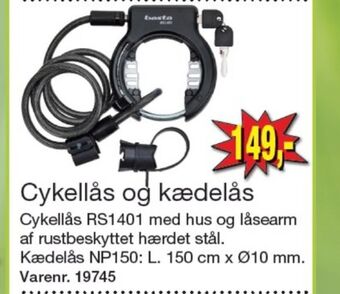 Harald Nyborg Basta cykellås tilbud