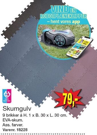 We care skumgulv