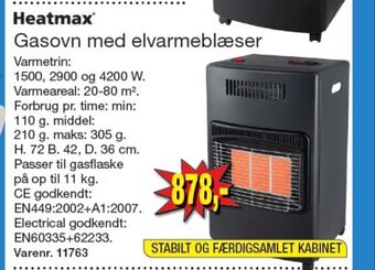 Harald Nyborg Heatmax gasovn tilbud