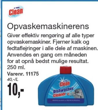 Harald Nyborg At home clean maskinrens tilbud