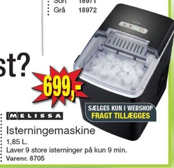 Harald Nyborg Melissa isterningemaskine tilbud