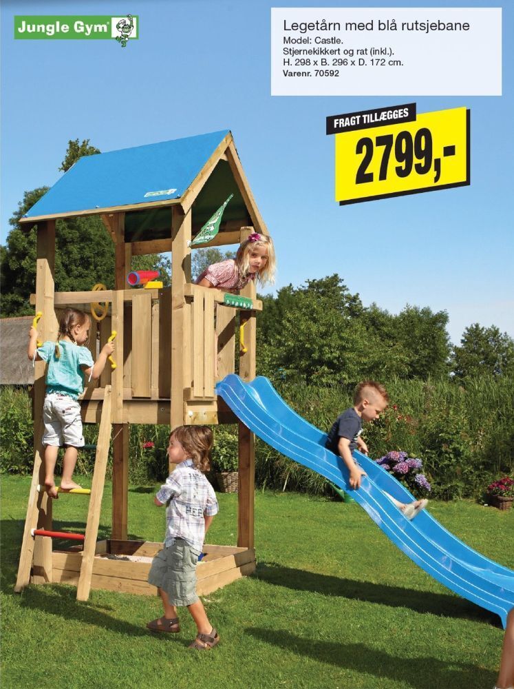 Jungle gym legetårn tilbud hos Harald